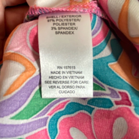 NICOLE MILLER FLORAL PRINTED‎ SATIN DRESS WOMENS SIZE LARGE - Picture 6 of 7